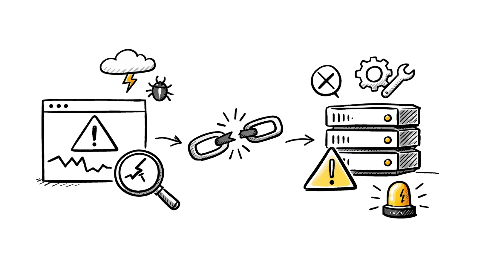Technische Fehleranalyse für stabile Websysteme